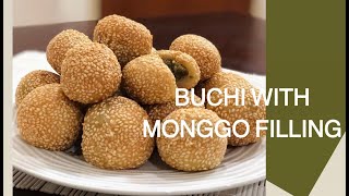 Buchi Recipe  Buchi with Monggo Filling  Sesame Balls  👨🏻‍🍳 WILSON SUAREZ [upl. by Hemminger]