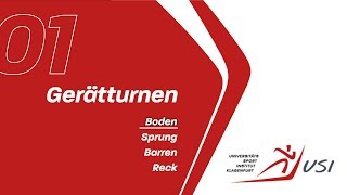 Gerätturnen Boden Frauen [upl. by Urbain]