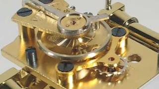 Hermle Carriage Clock Escapement [upl. by Rastus]