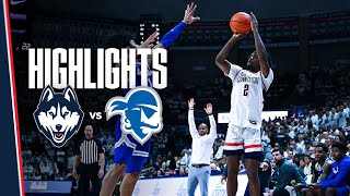 HIGHLIGHTS  3 UConn Mens Basketball vs Seton Hall [upl. by Perrine817]