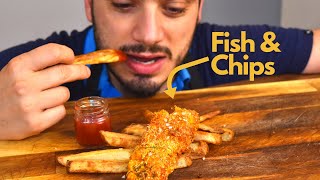 How to Make Air Fryer Fish with Chips [upl. by Bogey]