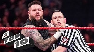 Cheating referees WWE Top 10 March 1 2020 [upl. by Flanagan]