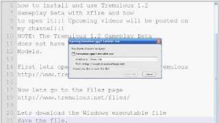 How to install Tremulous 12 GPP Beta on Windows 12 [upl. by Oca]