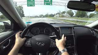 2014 Infiniti Q50 POV Review [upl. by Allebram853]