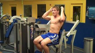 How To Abdominal Crunch Hammer Strength [upl. by Haley]