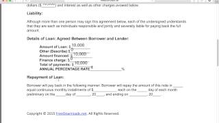 How to Write a Free Personal Loan Agreement  PDF  Word [upl. by Lahcym269]
