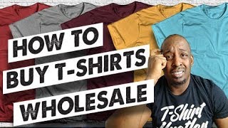 How and Where To Buy Tshirts Wholesale [upl. by Keverian152]