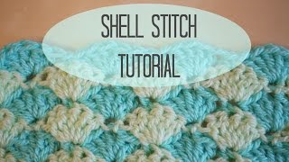 CROCHET Shell stitch tutorial  Bella Coco [upl. by Barnett97]