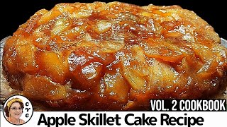 Apple Skillet Cake  Iron Skillet Upside Down Cake  Delicious Moist Cake [upl. by Annavas]