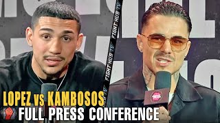 TEOFIMO LOPEZ VS GEORGE KAMBOSOS JR FULL PRESS CONFERENCE [upl. by Ralyat]