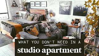 5 Things You DONT NEED in Your Studio Apartment Layout [upl. by Edgar]