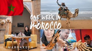 One week in Morocco  Marrakech amp Essaouira  MOROCCO FOOD amp TRAVEL VLOG [upl. by Eihtur28]