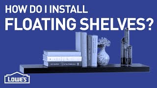 How Do I Install Floating Shelves  DIY Basics [upl. by Nitsug718]