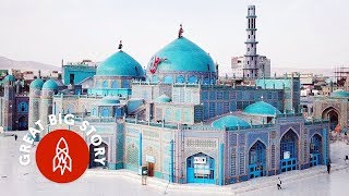 Afghanistan’s Blue Mosque Is Surrounded by White Doves [upl. by Phip]