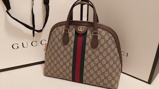 Unboxing Gucci Ophidia medium bag [upl. by Zohar676]