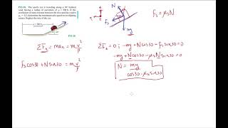 Problem F1310 Dynamics Hibbeler 13th Chapter 13 Engineering Dynamics [upl. by Porter]