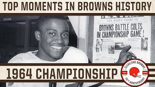 Top 10 Moments Browns win 1964 NFL Championship Game 270 against the Baltimore Colts [upl. by Aiker]