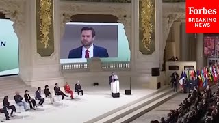 JD Vance Tells European Leaders Point Blank Dont Use AI To Tighten The Screws On US Free Speech [upl. by Auvil603]