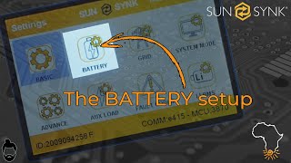 Sunsynk Battery Settings [upl. by Sara-Ann]