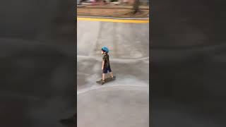 Little Boy Flies Off Skateboard While Trying to Jump [upl. by Evad643]