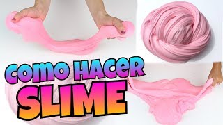 DIY  Como Hacer SLIME  FÁCIL Y SIN BÓRAX  NatyGloss [upl. by Leonore381]