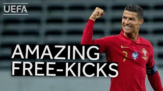 CRISTIANO RONALDO Best Freekicks [upl. by Rosati]