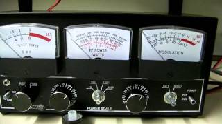 Workman P5000 SWR Watt Modulation Meter Overview [upl. by Thorr]