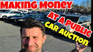 Flipping Cars 101  How to buy at a Public Car Auction  Flying Wheels [upl. by Aihseym]