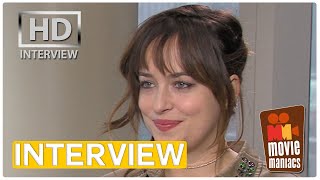 Dakota Johnson on Fifty Shades of Grey  Interview 2015 [upl. by Rennug310]