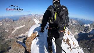 Matterhorn  balancing on the summit ridge [upl. by Ahrendt]