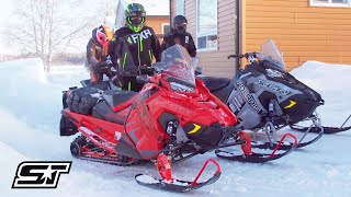 Quebec Snowmobiling Adventure Add This To Your Bucket List [upl. by Clougher]