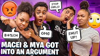 MACEI amp MYA GOT INTO AN ARGUMENT OVER BAM💔 [upl. by Naltiac]