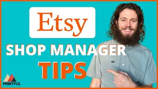 Etsy Tips for Beginners 2021 How to Navigate Etsy Shop Manager Dashboard [upl. by Attecnoc]