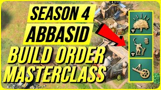 THE BEST Season 4 Abbasid Build Order [upl. by Ecnaret]