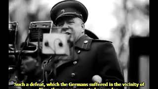 Soviet Marshal Georgy Zhukov speech in Kiev November 1943 ENG SUB [upl. by Assenat]