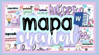 Mapa Mental Bonito en WordFernanda🌺 [upl. by Buddie]