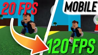 Reduce Lag On Roblox Mobile  increase FPS for low end devices [upl. by Pepi]