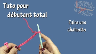 Tuto crochet pour débutant total  Chaînette [upl. by Antonina735]