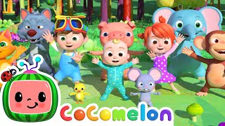 Animal Dance Song  CoComelon Animal Time  Animal Nursery Rhymes [upl. by Anirac]