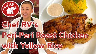 ROASTED PERIPERI CHICKEN WITH YELLOW RICE [upl. by Hibbs]