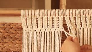 How to make a Macrame Curtain [upl. by Dnana]