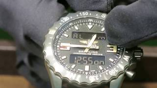 Breitling Chronospace Military Instructions Guide Video [upl. by Foote210]