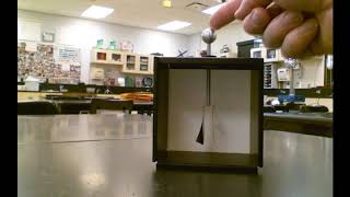 Electroscope demonstrations [upl. by Cassandry]