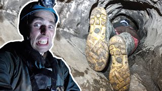 MOST Claustrophobic experience of my life  Extreme Caving [upl. by Akirehs]