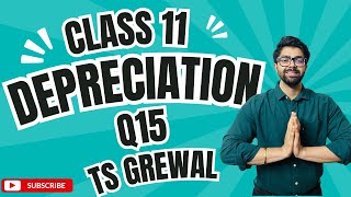 Class 11  Depreciation  Q15 Priyank Ltd  TS Grewal  Question No 15 Provision for Depreciation [upl. by Valonia]