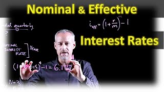 Nominal and Effective Interest Rates  Engineering Economics Lightboard [upl. by Aisha]