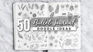 50 Bullet Journal Doodle Ideas  The ULTIMATE Guide [upl. by Deelaw]