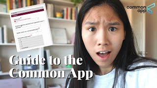 How to Use Common App Common Application Tutorial 202021 [upl. by Aihsenod757]