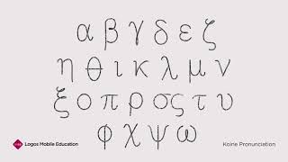 Greek Alphabet Song Koine Pronunciation  Logos Bible Software [upl. by Eilyk]