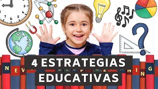 4 ESTRATEGIAS EDUCATIVAS INNOVADORAS [upl. by Anem909]